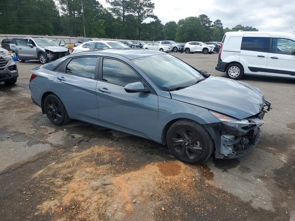 2022 Hyundai Elantra VIN KMHLM4AG7NU270665 COPART salvage auction — FRONT END, Il - Salvage Certificate, sold $3,500 on 2026-07-13 (photo 4)