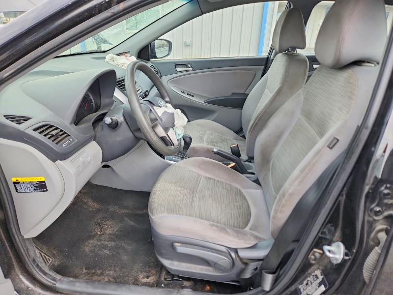 2017 Hyundai Accent VIN KMHCT5AE9HU301152 COPART salvage auction — FRONT END, Ok - Cert Of Title-Salvage, sold $275 on 2026-07-15 (photo 7)