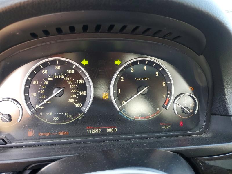 2016 BMW 5 series VIN WBA5A5C59GG353116 COPART salvage auction — FRONT END, Tx - Certificate Of Title, sold $3,500 on 2026-07-09 (photo 9)
