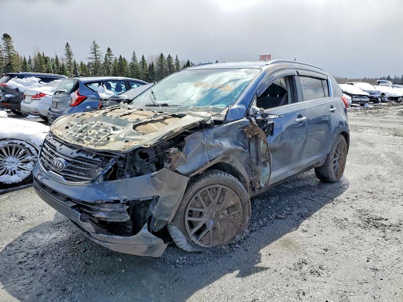 2013 Kia Sportage VIN KNDPCCA24D7479642 COPART salvage auction — FRONT END, Qc - Gravement Accidente, sold $800 on 2026-07-14 (photo 1)