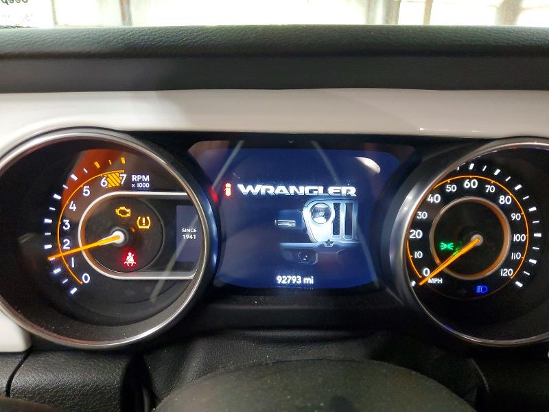 2021 Jeep Wrangler / VIN 1C4HJXDN8MW564478 COPART salvage auction — FRONT END, Nc - Salvage Certificate Of Title, sold $175 on 2026-07-01 (photo 9)