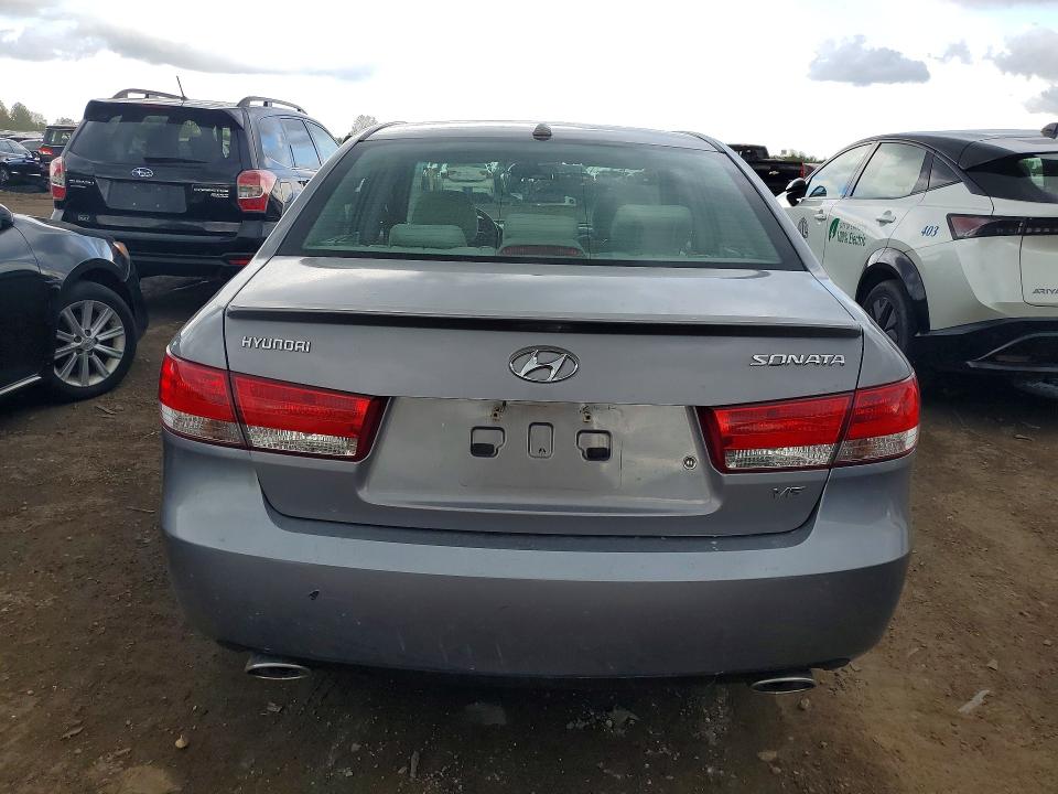 2008 Hyundai Sonata VIN 5NPEU46F98H368463 COPART salvage auction — FRONT END, SC, sold $375 on 2026-07-28 (photo 6)