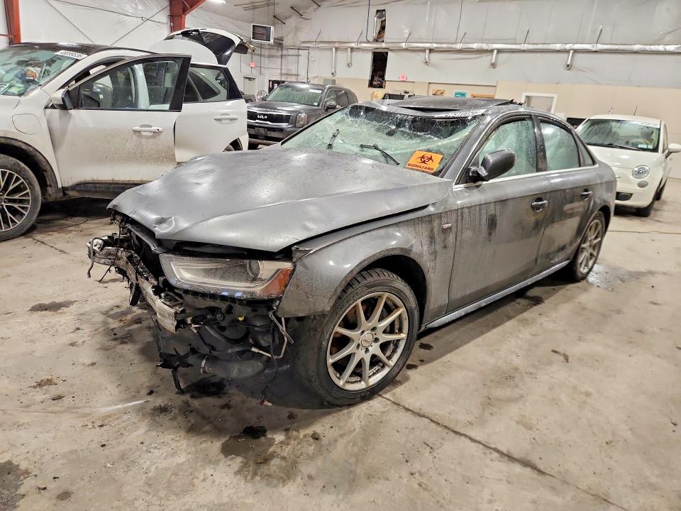 2015 Audi A4 VIN WAUBFAFL1FN023214 COPART salvage auction — ROLLOVER, Vt - Cert Of Title-Salvage Vehicle, sold $275 on 2026-07-20 (photo 1)