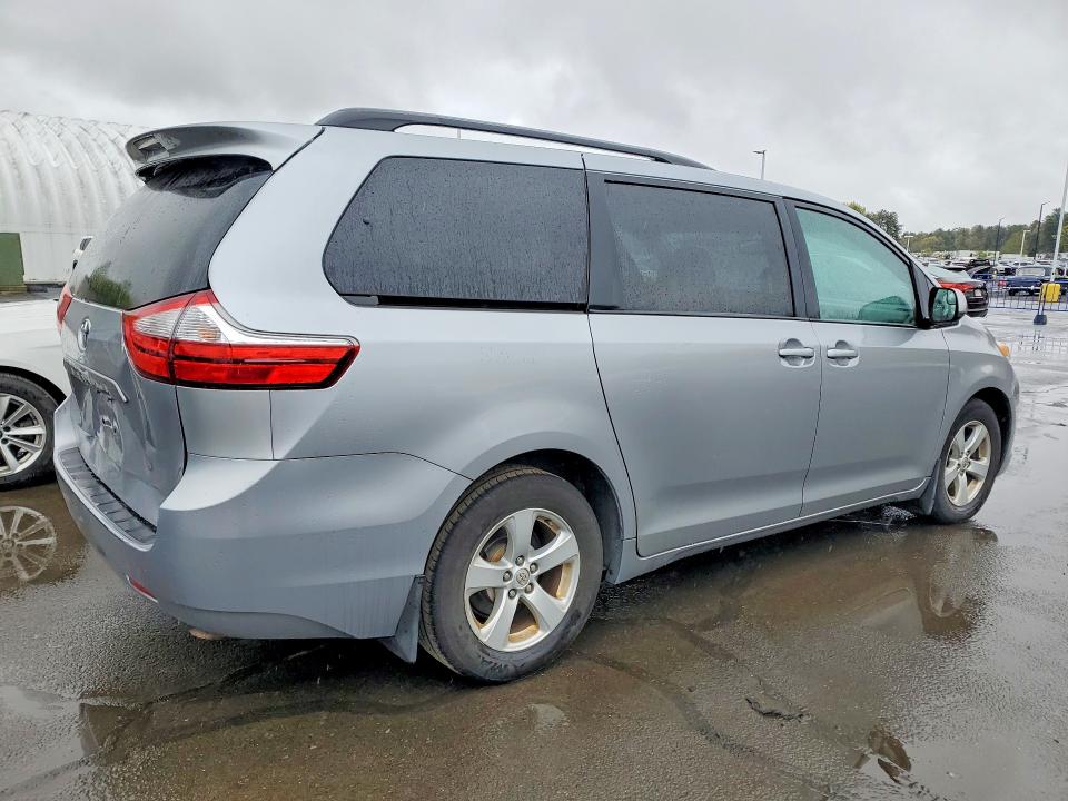 2017 Toyota Sienna VIN 5TDKZ3DC6HS782155 COPART salvage auction — REAR END, Ct - Certificate Of Title (P), sold $3,950 on 2026-07-23 (photo 3)