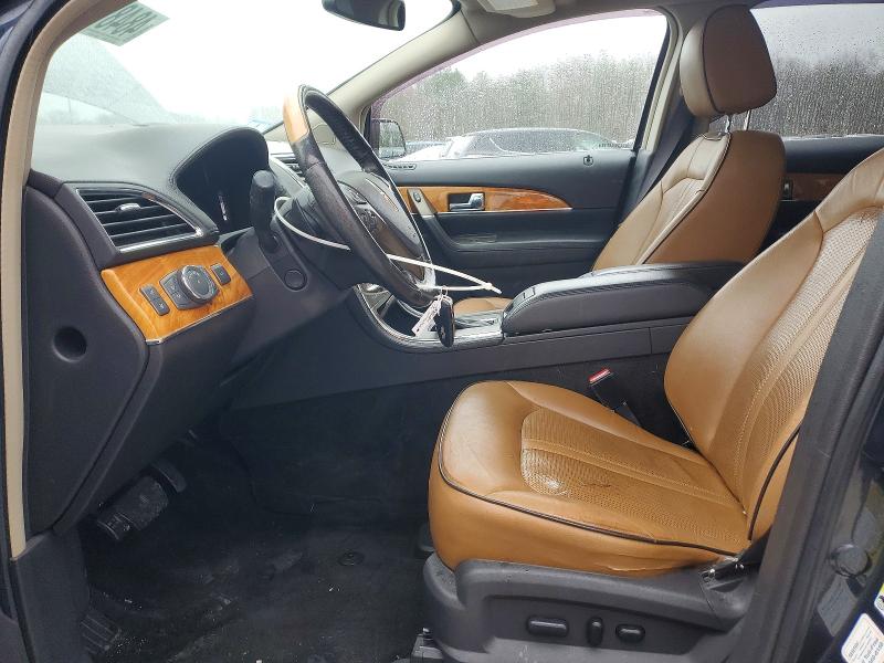 2013 Lincoln townhouse Mkx VIN 2LMDJ8JK9DBL11167 COPART salvage auction — FRONT END, MA - CERT OF TITLE-RECONSTRCTD COLL, sold $900 on 2026-07-08 (photo 7)