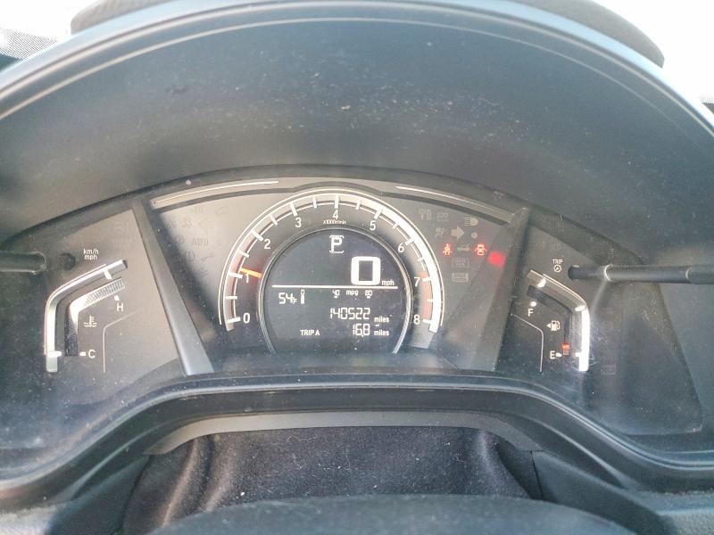 2018 Honda Cr-v VIN 2HKRW5H38JH415444 COPART salvage auction — REAR END, Ca - Dis/Dlr/Exp Only Clean Title (P), sold $9,500 on 2026-07-08 (photo 9)