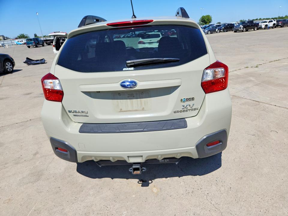 2015 Subaru Xv VIN JF2GPACC1F8314063 COPART salvage auction — FRONT END, Ca - Salvage Certificate, sold $2,800 on 2026-07-06 (photo 6)