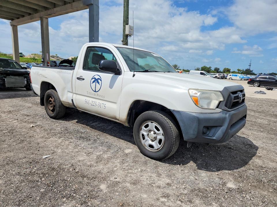 2012 Toyota Tacoma VIN 5TFNX4CN5CX016738 COPART salvage auction — FRONT END, Fl - Certificate Of Title (P), sold $2,850 on 2026-07-09 (photo 4)
