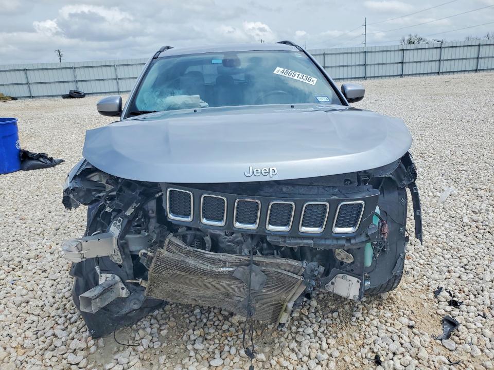 2019 Jeep Compass VIN 3C4NJCBB6KT801220 COPART salvage auction — FRONT END, Tx - Salvage Vehicle Title, sold $1,600 on 2026-07-09 (photo 5)