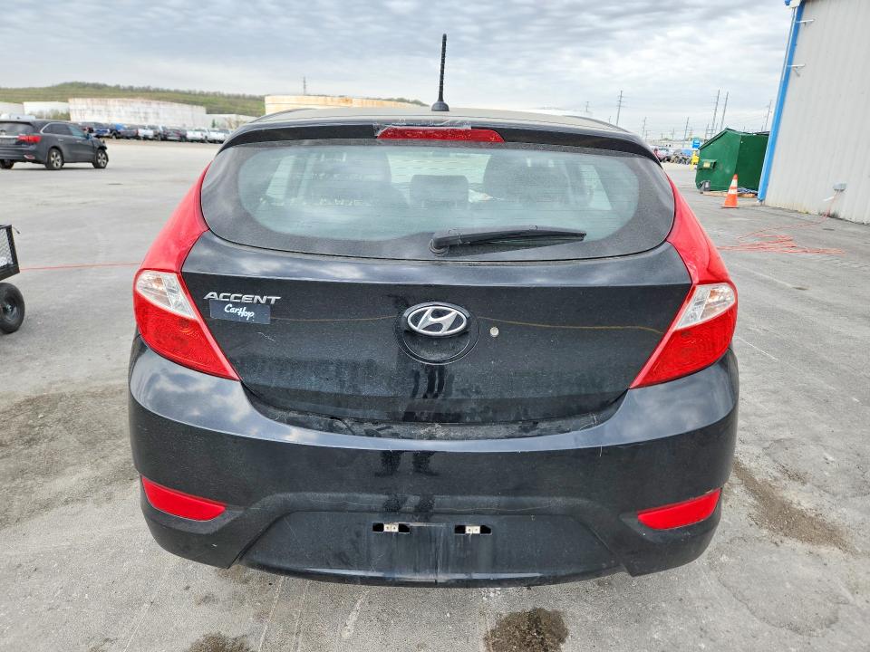 2017 Hyundai Accent VIN KMHCT5AE9HU301152 COPART salvage auction — FRONT END, Ok - Cert Of Title-Salvage, sold $275 on 2026-07-15 (photo 6)