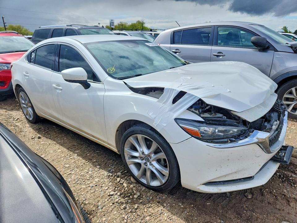 2018 Mazda 6 VIN JM1GL1UM7J1330092 COPART salvage auction — FRONT END, ID - SALVAGE CERTIFICATE OF TITLE, sold $1,700 on 2026-07-09 (photo 4)