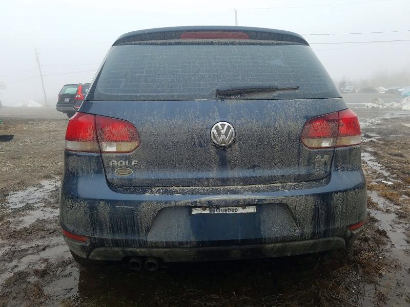 2013 Volkswagen Golf VIN WVWDA7AJ4DW125858 COPART salvage auction — FRONT END, Qc - Irrecuperable, sold $125 on 2026-07-14 (photo 6)