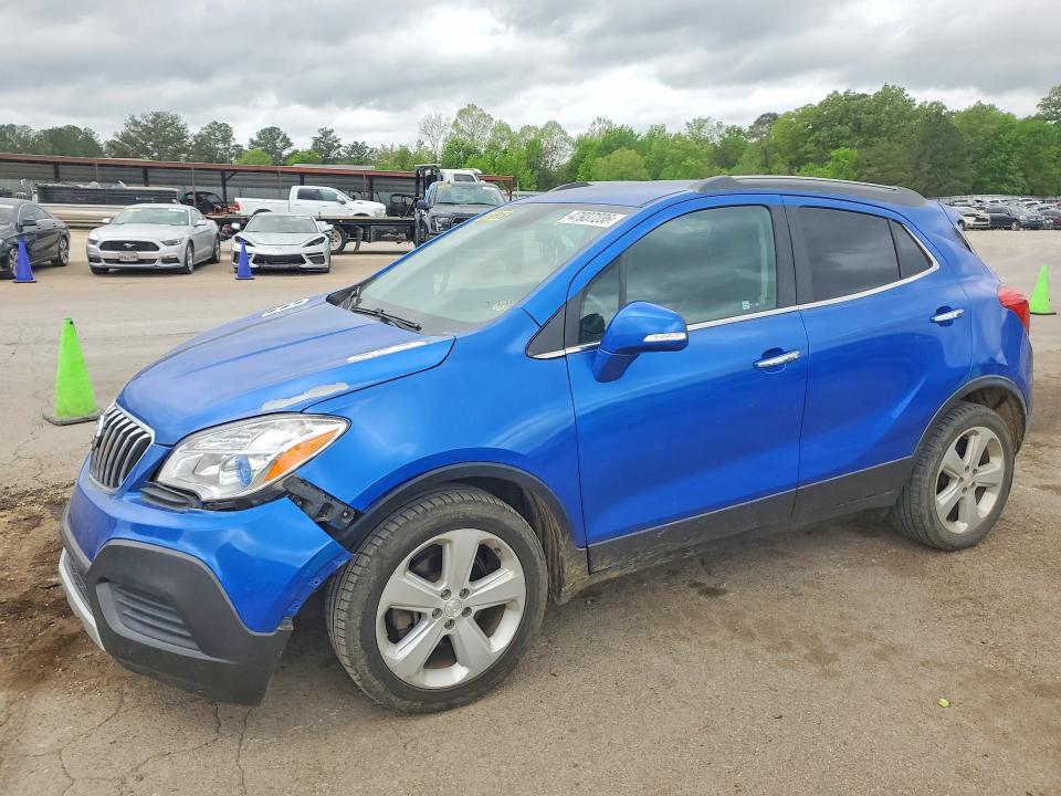 2016 Buick Encore VIN KL4CJASB3GB718200 COPART salvage auction — FRONT END, Ms - Cert Of Title-Salvaged, sold $15 on 2026-07-24 (photo 1)