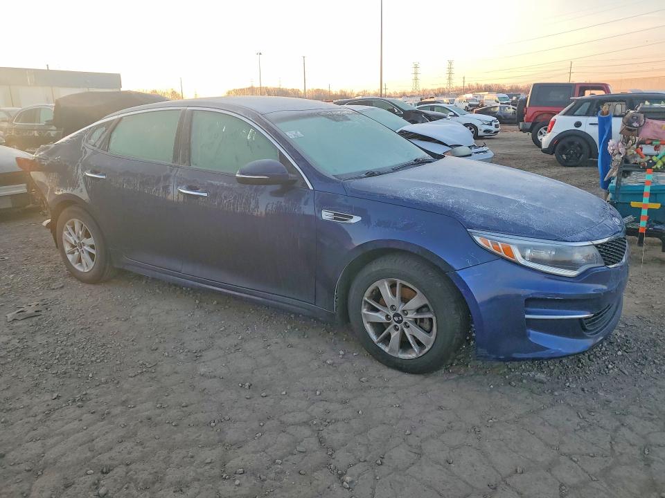 2018 Kia Optima VIN 5XXGT4L31JG223618 COPART salvage auction — REAR END, Mi - Certificate Of Title, sold $925 on 2026-07-07 (photo 4)