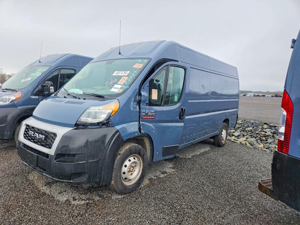 2020 Ram Promaster VIN 3C6URVJG0LE106788 COPART salvage auction — SIDE, Nj - Certificate Of Title, sold $7,800 on 2026-07-29 (photo 1)