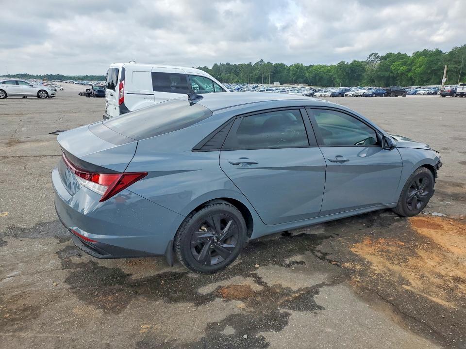 2022 Hyundai Elantra VIN KMHLM4AG7NU270665 COPART salvage auction — FRONT END, Il - Salvage Certificate, sold $3,500 on 2026-07-13 (photo 3)