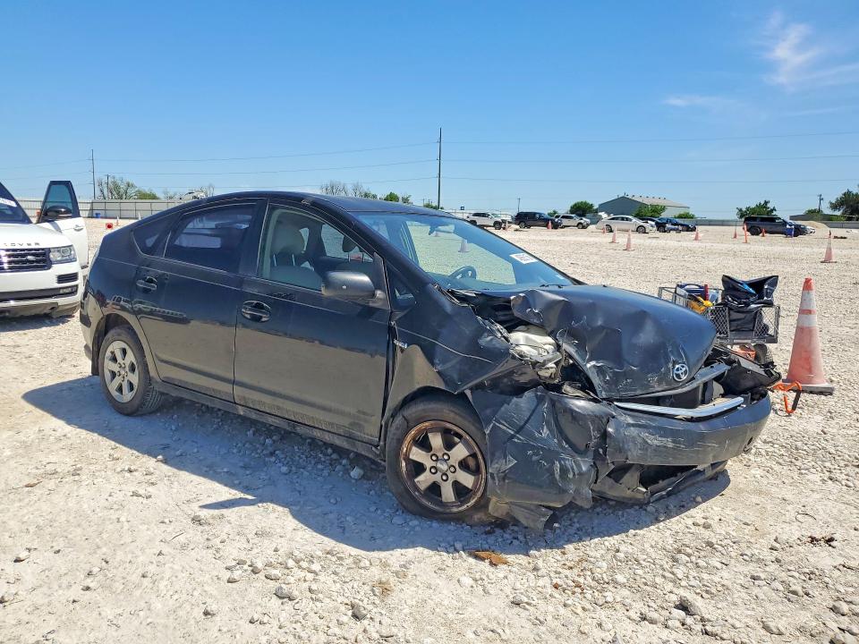 2007 Toyota Prius VIN JTDKB20UX77688978 COPART salvage auction — FRONT END, Tx - Salvage Vehicle Title, sold $70 on 2026-07-16 (photo 4)