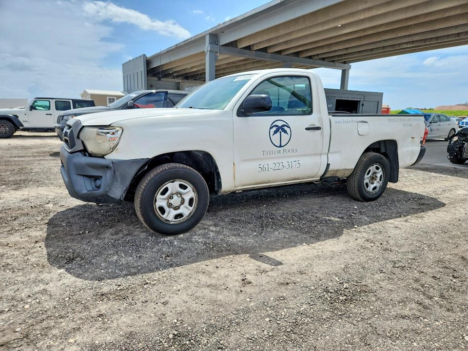 2012 Toyota Tacoma VIN 5TFNX4CN5CX016738 COPART salvage auction — FRONT END, Fl - Certificate Of Title (P), sold $2,850 on 2026-07-09 (photo 1)