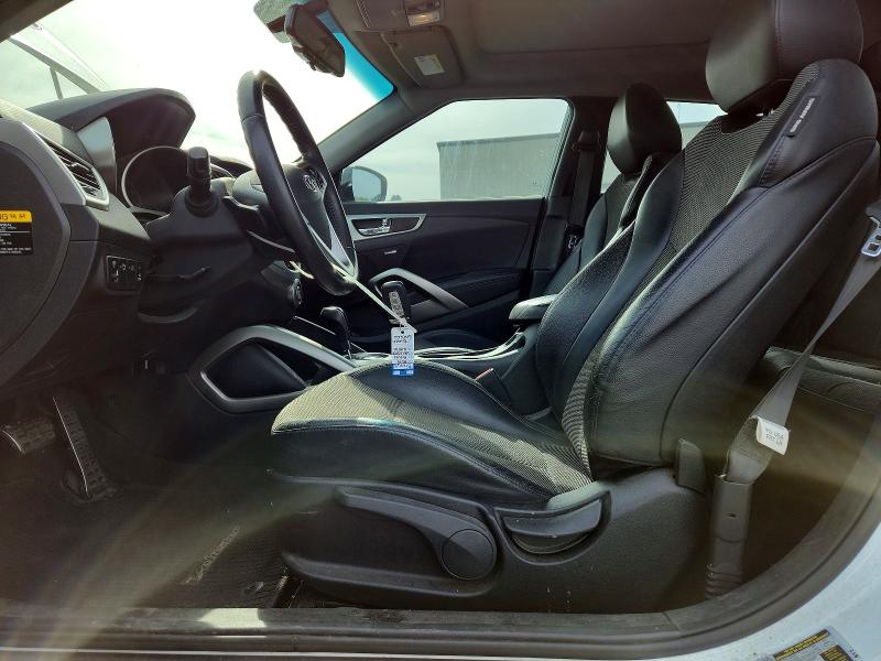 2013 Hyundai Veloster VIN KMHTC6AD7DU085356 COPART salvage auction — REAR END, Or - Salvage Title Certificate, sold $1,300 on 2026-07-06 (photo 7)