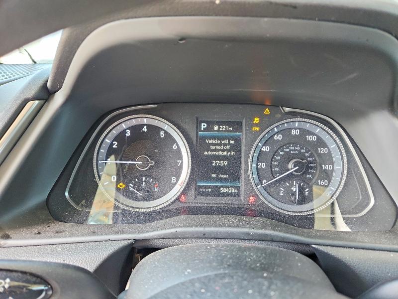 2023 Hyundai Sonata VIN KMHL64JA1PA260899 COPART salvage auction — FRONT END, Sc - Cert Of Title-Salvage, sold $2,950 on 2026-07-24 (photo 9)