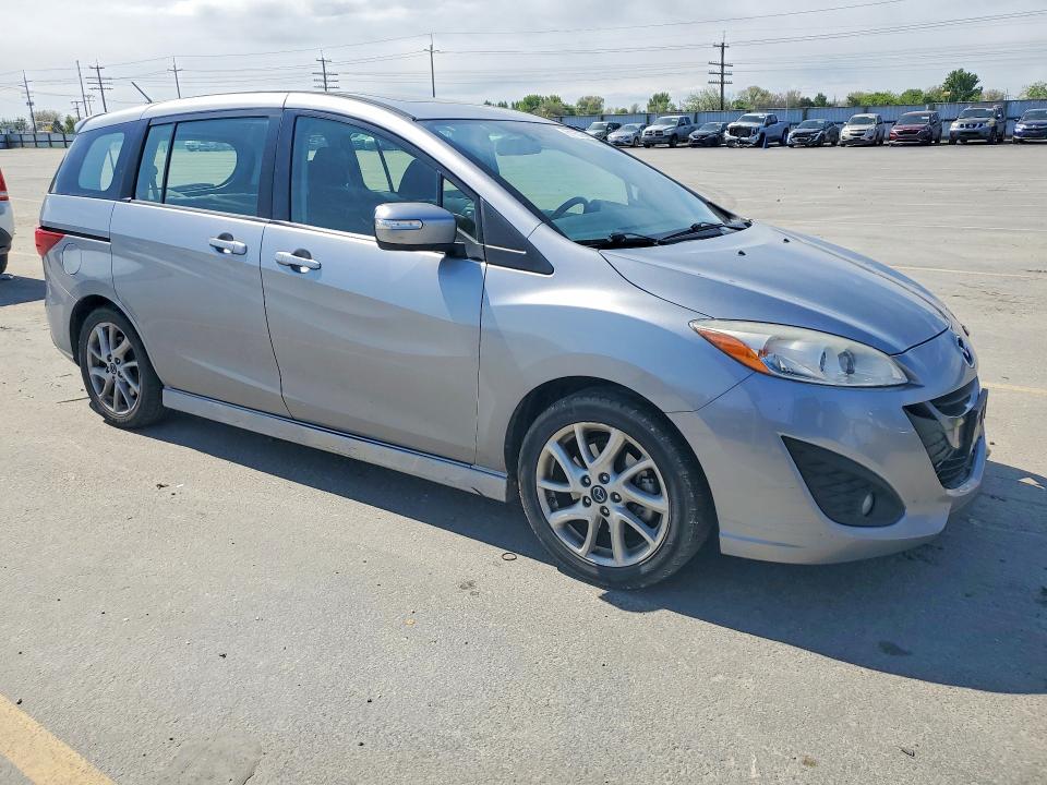2015 Mazda 5 VIN JM1CW2DL6F0189676 COPART salvage auction — FRONT END, ID - SALVAGE CERTIFICATE OF TITLE, sold $2,600 on 2026-07-09 (photo 4)