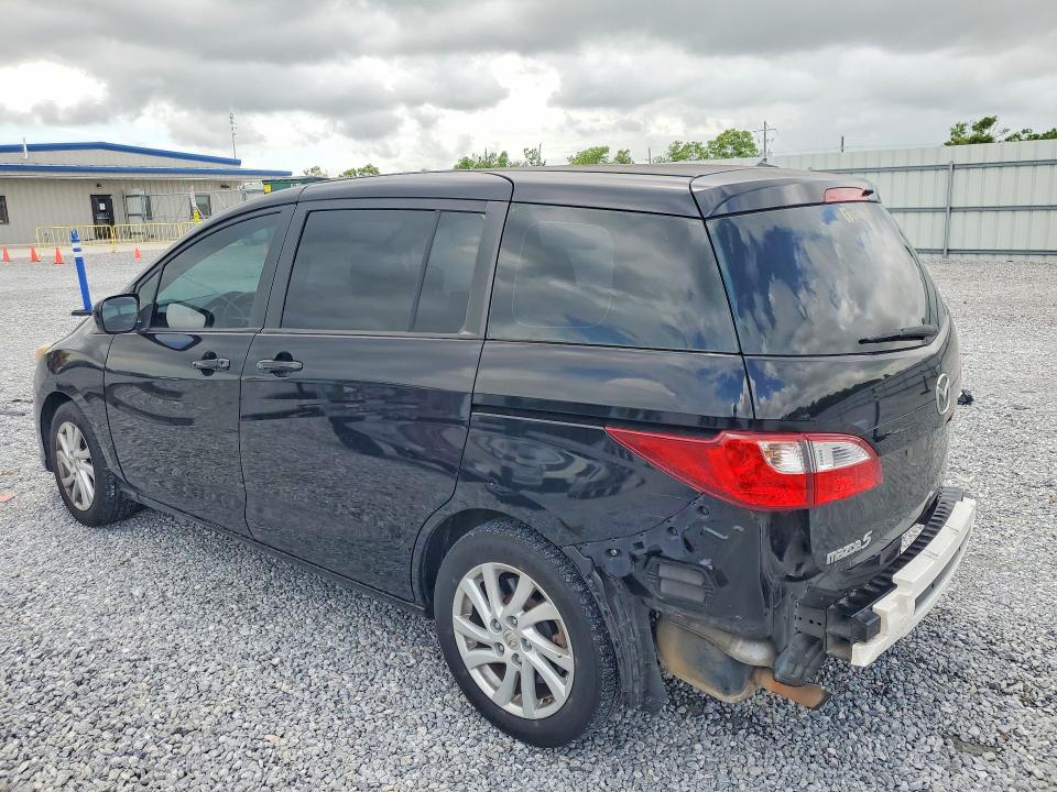 2012 Mazda 5 VIN JM1CW2BL0C0144196 COPART salvage auction — REAR END, Tx - Salvage Vehicle Title, sold $125 on 2026-07-13 (photo 2)