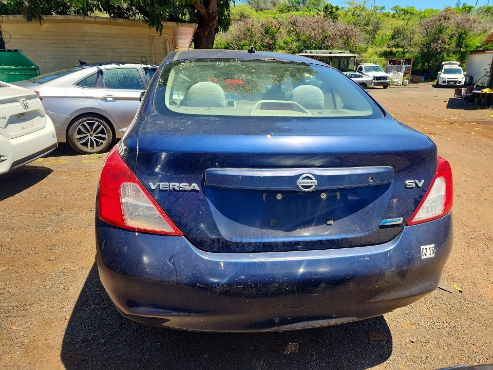 2012 Nissan Versa VIN 3N1CN7AP5CL828154 COPART salvage auction — FRONT END, Hi - Certificate Of Salvage, sold $4 on 2026-07-27 (photo 6)