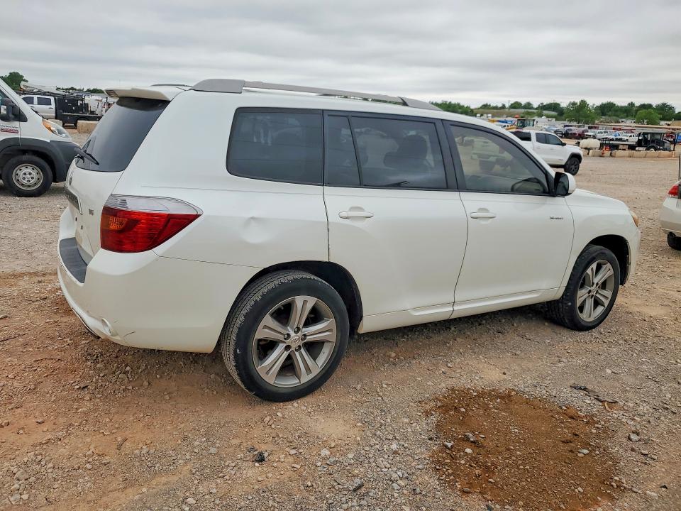 2008 Toyota Highlander VIN JTEDS43A082066177 COPART salvage auction — MINOR DENT/SCRATCHES, Ok - Dealer Only Clean Title (P), sold $2,500 on 2026-07-07 (photo 3)