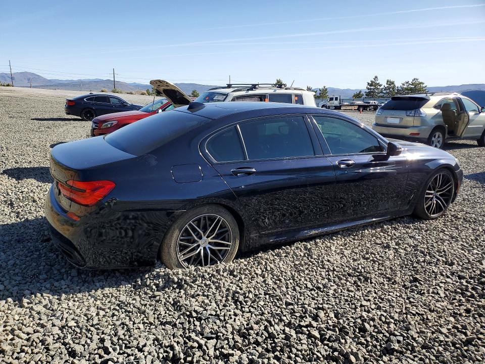 2017 BMW 7 series VIN WBA7F0C33HGM22122 COPART salvage auction — MINOR DENT/SCRATCHES, Ca - Certificate Of Title, sold $6,400 on 2026-07-02 (photo 3)