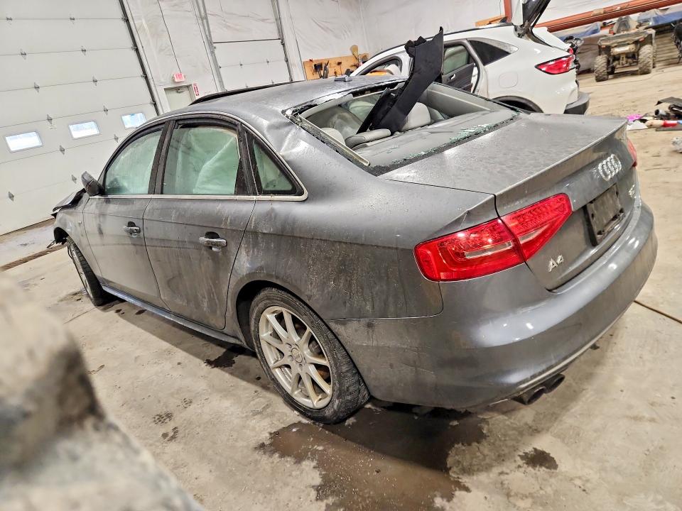 2015 Audi A4 VIN WAUBFAFL1FN023214 COPART salvage auction — ROLLOVER, Vt - Cert Of Title-Salvage Vehicle, sold $275 on 2026-07-20 (photo 2)