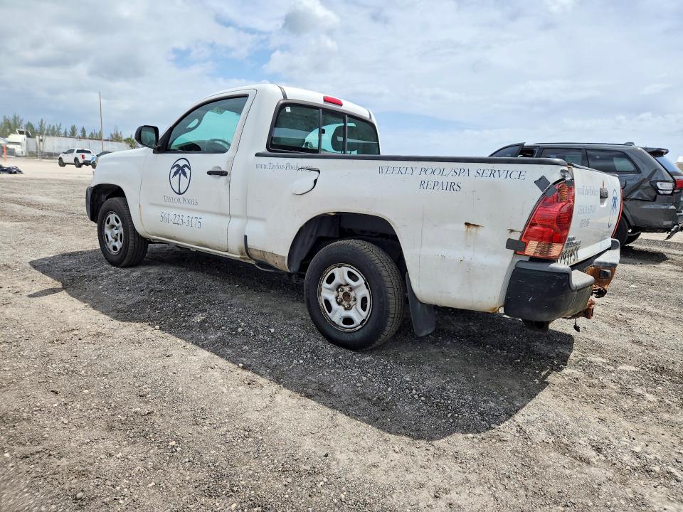 2012 Toyota Tacoma VIN 5TFNX4CN5CX016738 COPART salvage auction — FRONT END, Fl - Certificate Of Title (P), sold $2,850 on 2026-07-09 (photo 2)