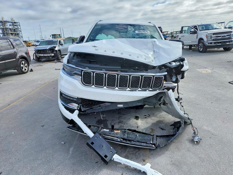2025 Jeep Wagoneer VIN 1C4SJSBPXSS538417 COPART salvage auction — FRONT END, Fl - Certificate Of Destruction, sold $11,700 on 2026-07-22 (photo 5)