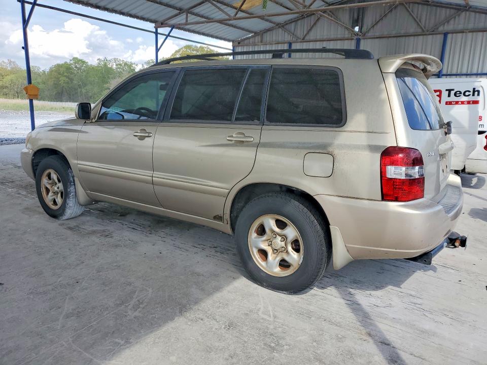 2007 Toyt Highlander VIN JTEGD21A870168691 COPART salvage auction — MINOR DENT/SCRATCHES, CT, sold $1,650 on 2026-07-09 (photo 2)