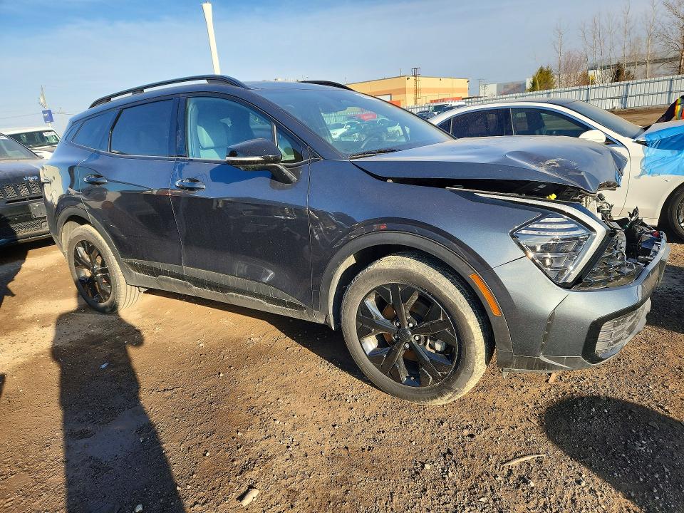 2025 Kia Sportage VIN KNDPXCDF4S7414421 COPART salvage auction — FRONT END, On - Permit Salvage, sold $11,300 on 2026-07-09 (photo 4)