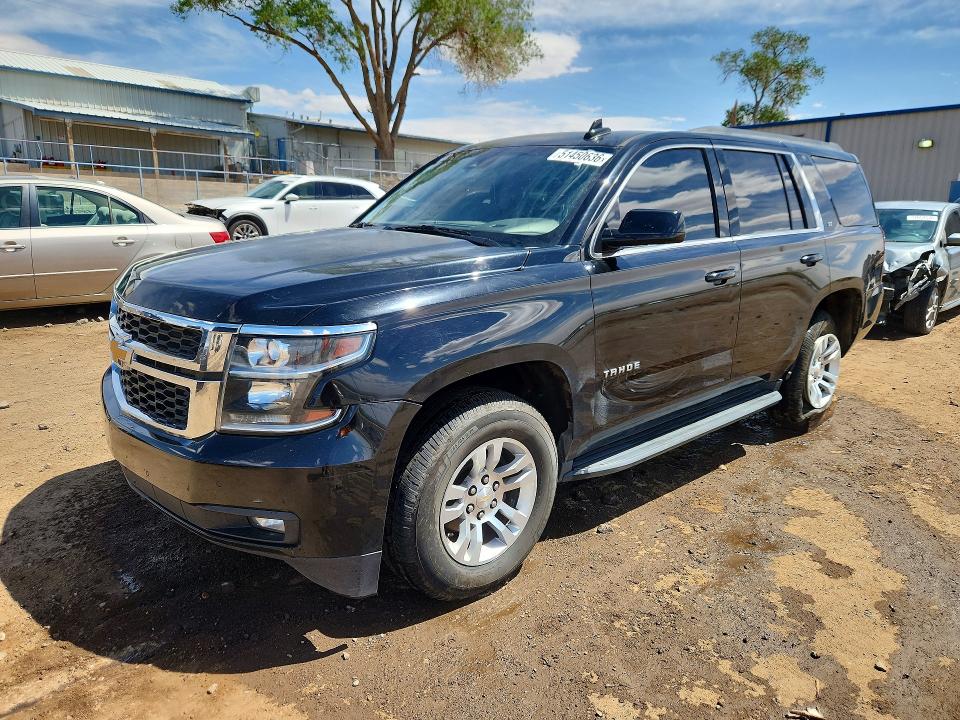 2017 Chevrolet Tahoe VIN 1GNSKBKC8HR118978 COPART salvage auction — SIDE, NM - CERT OF TITLE-SALVAGE, sold $5,700 on 2026-07-02 (photo 1)