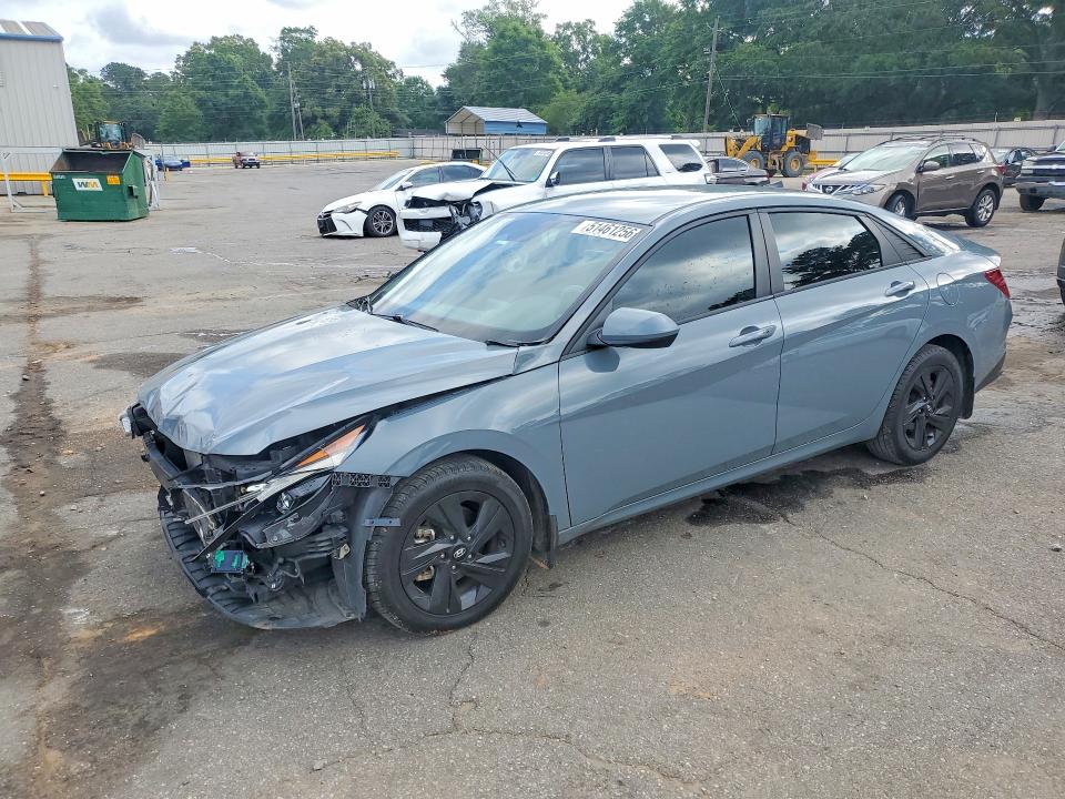 2022 Hyundai Elantra VIN KMHLM4AG7NU270665 COPART salvage auction — FRONT END, Il - Salvage Certificate, sold $3,500 on 2026-07-13 (photo 1)