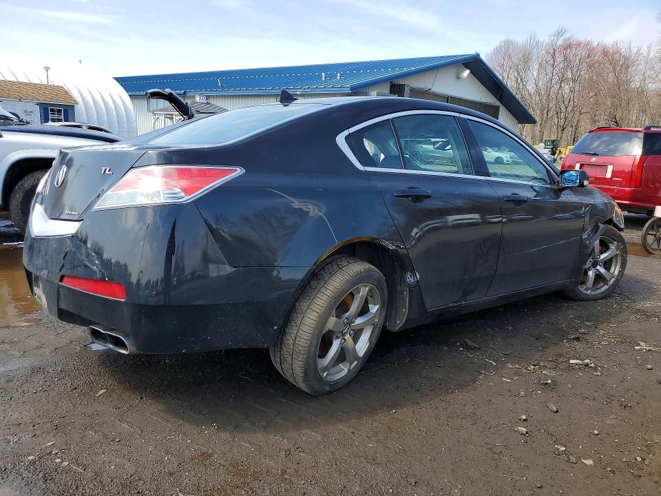 2010 Acura Tl VIN 19UUA9F2XAA001522 COPART salvage auction — ALL OVER, Ct - Cert Of Title-Salvage, sold $475 on 2026-07-09 (photo 3)