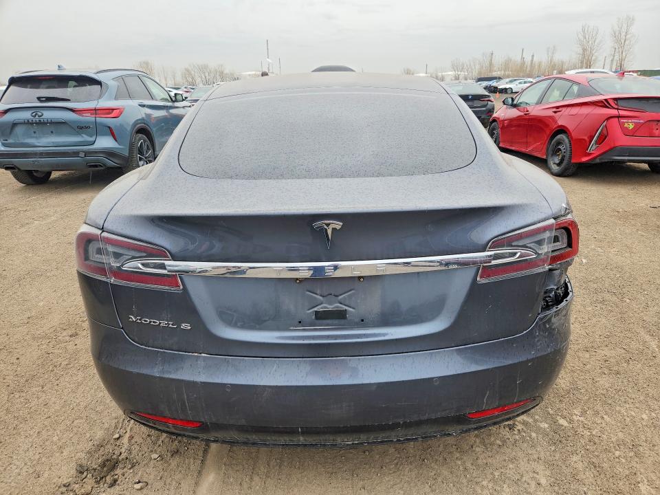 2017 Tesla Model s VIN 5YJSA1E29HF209997 COPART salvage auction — FRONT END, Qc - Gravement Accidente, sold $5,400 on 2026-07-14 (photo 6)