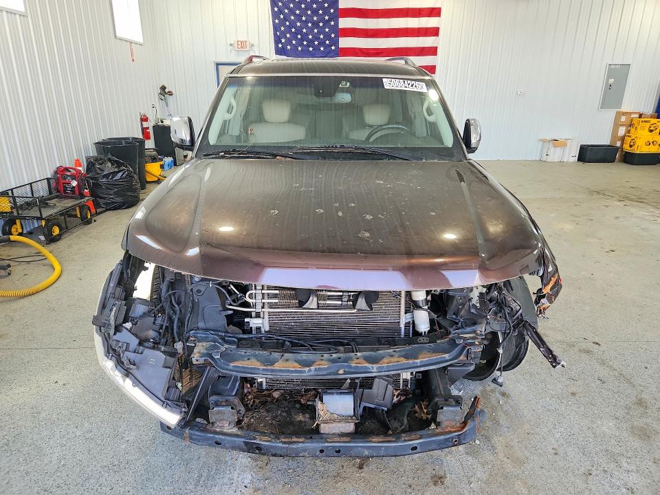 2017 Nissan Armada VIN JN8AY2NE3H9700653 COPART salvage auction — FRONT END, Oh - Public Repo Sale - Clean, sold $1,200 on 2026-07-21 (photo 5)