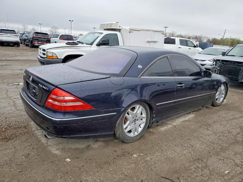 2002 Mercedes-benz Cl-class VIN WDBPJ75J72A020814 COPART salvage auction — NORMAL WEAR, In - Certificate Of Title, sold $625 on 2026-07-07 (photo 3)