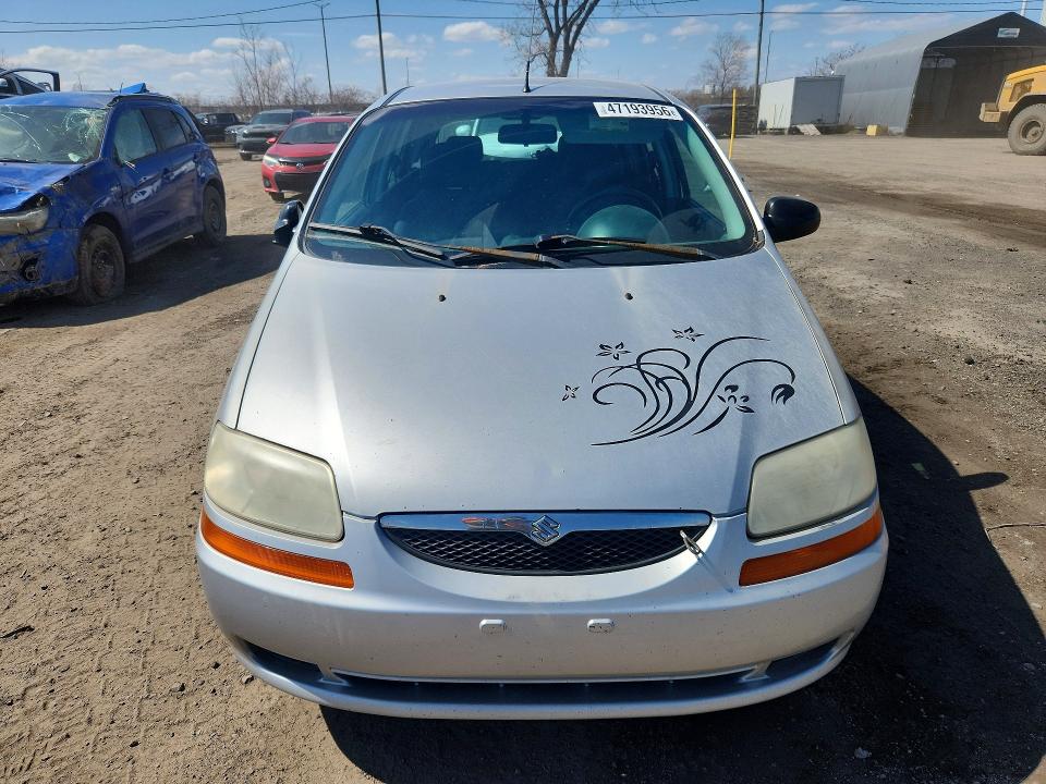 2007 Suzuki Swift VIN KL5TJ66617B791538 COPART salvage auction — REAR END, Qc - Gravement Accidente, sold $275 on 2026-07-21 (photo 5)
