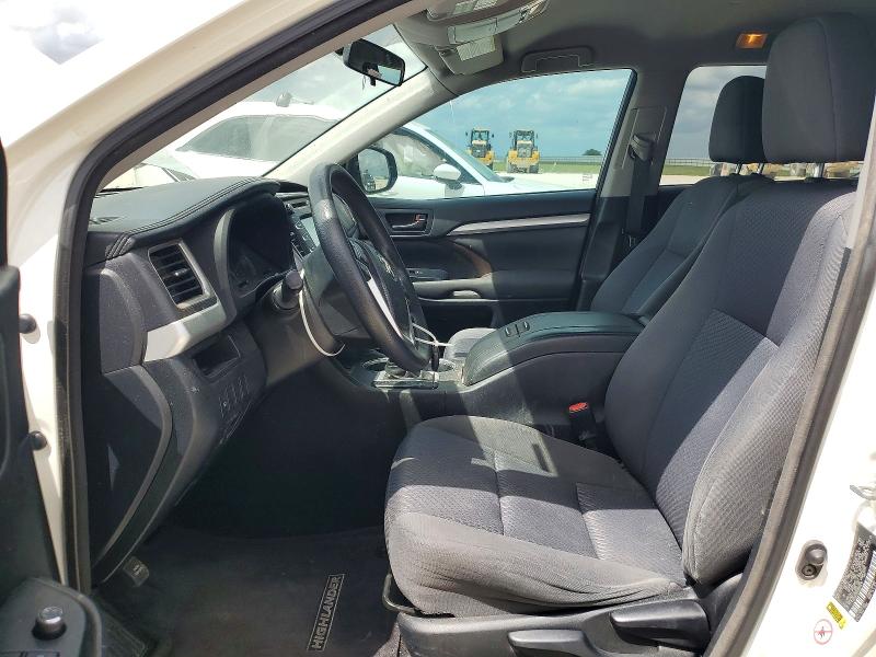 2014 Toyota Highlander VIN 5TDZARFH1ES005010 COPART salvage auction — NORMAL WEAR, Tx - Certificate Of Title, sold $7,600 on 2026-07-30 (photo 7)