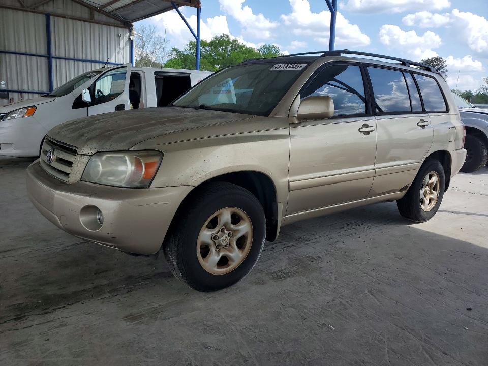 2007 Toyt Highlander VIN JTEGD21A870168691 COPART salvage auction — MINOR DENT/SCRATCHES, CT, sold $1,650 on 2026-07-09 (photo 1)