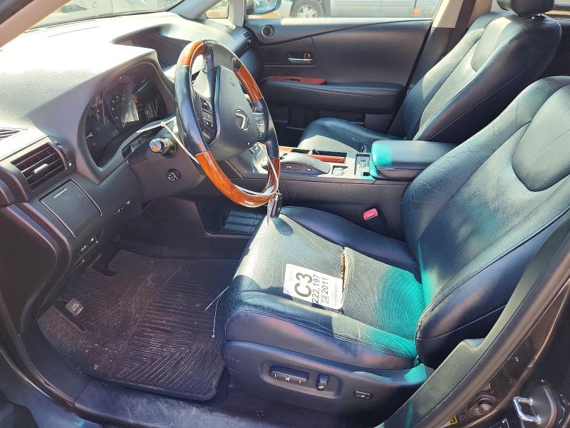2011 Lexus Rx450 VIN JTJBC1BA0B2043740 COPART salvage auction — MINOR DENT/SCRATCHES, Ct - Certificate Of Title (P), sold $4,450 on 2026-07-27 (photo 7)