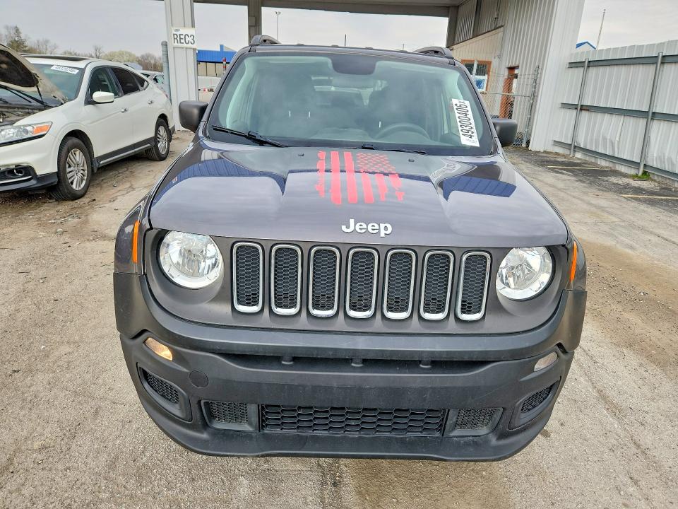 2018 Jeep Renegade VIN ZACCJBAB2JPJ16508 COPART salvage auction — REAR END, In - Cert Of Title-Salvage Title, sold $1,600 on 2026-07-06 (photo 5)