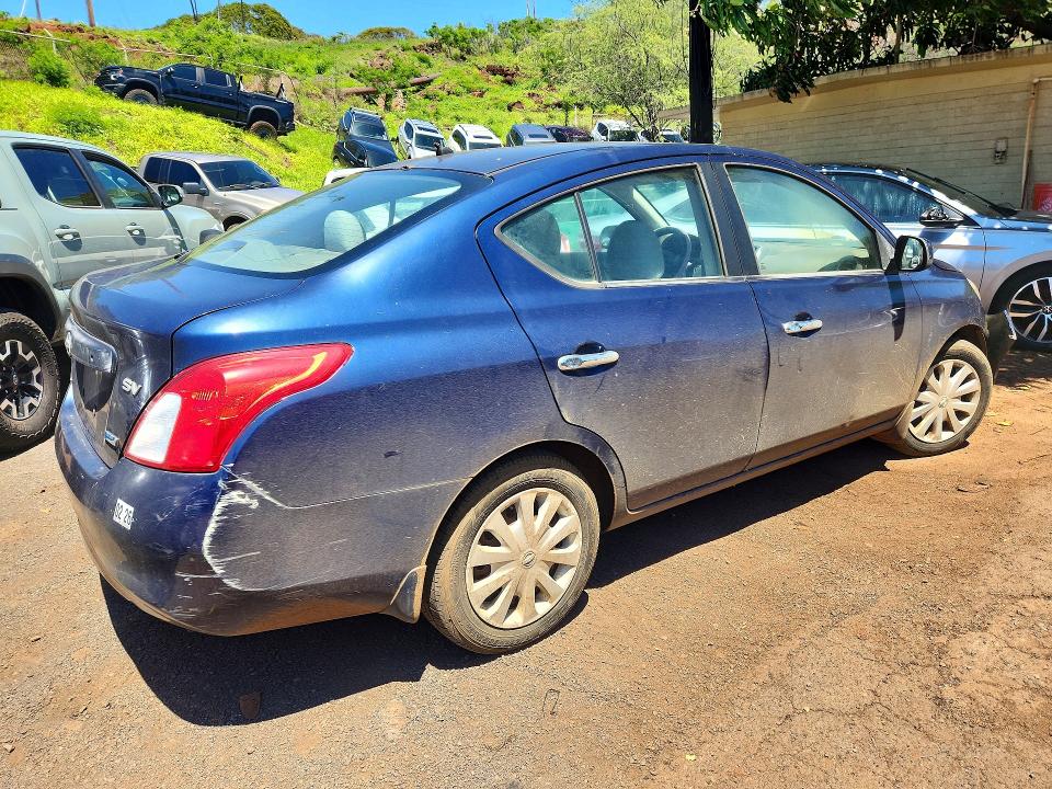 2012 Nissan Versa VIN 3N1CN7AP5CL828154 COPART salvage auction — FRONT END, Hi - Certificate Of Salvage, sold $4 on 2026-07-27 (photo 3)