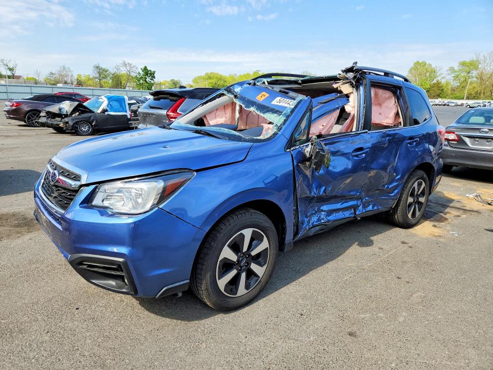 2018 Subaru Forester VIN JF2SJAJC7JH589511 COPART salvage auction — ALL OVER, Nj - Cert Of Title-Salvage, sold $500 on 2026-07-14 (photo 1)