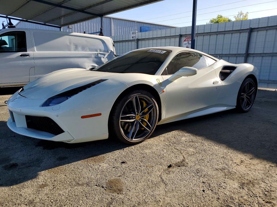 2018 Ferrari 488 GTB VIN ZFF79ALA8J0230984 — COPART salvage auction photo