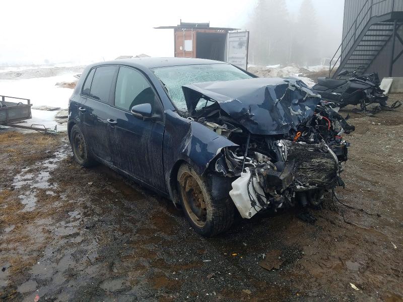 2013 Volkswagen Golf VIN WVWDA7AJ4DW125858 COPART salvage auction — FRONT END, Qc - Irrecuperable, sold $125 on 2026-07-14 (photo 4)