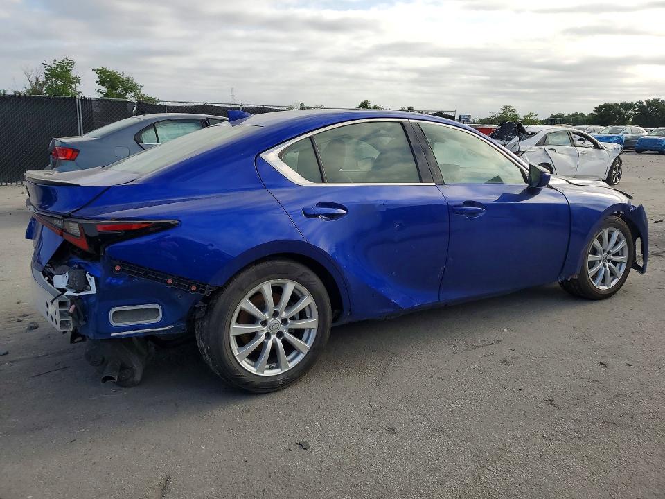 2023 Lexus Is VIN JTHGZ1E26P5031088 COPART salvage auction — REAR END, Il - Salvage Certificate, sold $13,400 on 2026-07-30 (photo 3)